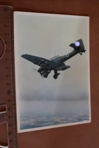 tolle alte Karte-  Junkers JU87  - Luftwaffe Mittelmeerraum 