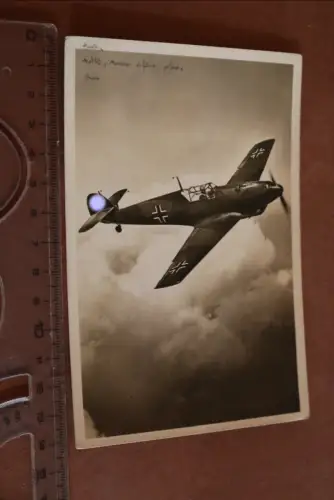 tolle alte Karte-  Flugzeug Messerschmidt Bf 109 (3)