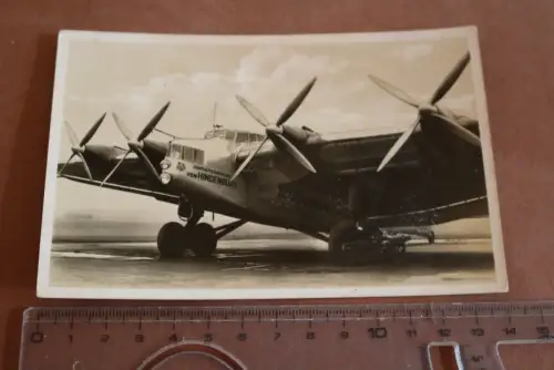 tolle alte Karte-  Flugzeug  Junkers G 38  von Hindenburg 
