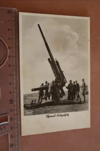alte Karte - Flakgeschütz 1942 als Feldpost gelaufen 
