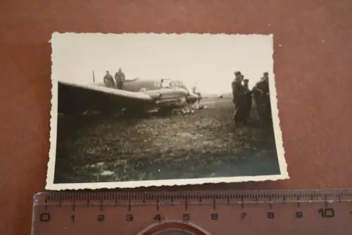altes Foto - Bruchlandung ?? Heinkel He 111 ??? 