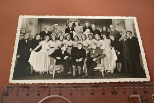 tolles altes Gruppenfoto Theaterschauspieler ??? Varieté   ???