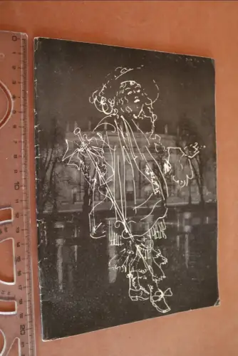 altes Programmheft württembergisches Staatstheater Stuttgart 1957/58