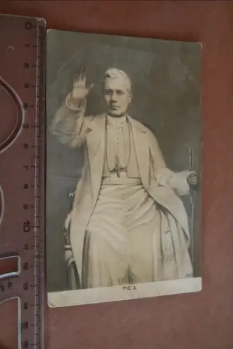 tolle alte Fotokarte - Papst Pie X - 1910-30 ???