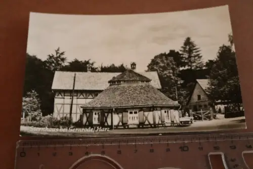 tolle alte Karte  - Sternhaus bei Gernrode Harz  50-70er Jahre ?