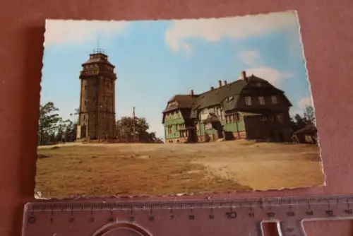 tolle alte Karte -   Auersberg  - HOG-Wismut Berghotel 60-70er Jahre ?