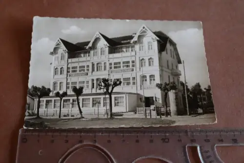 tolle alte Karte - Ostseebad Ahlbeck - FDGB Erholungsheim Philipp Müller 1961