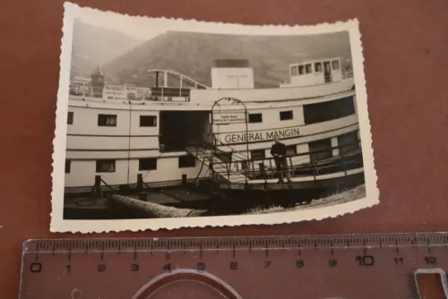 tolles altes Foto Detail Personenschiff  Köln ehemals  General Mangin