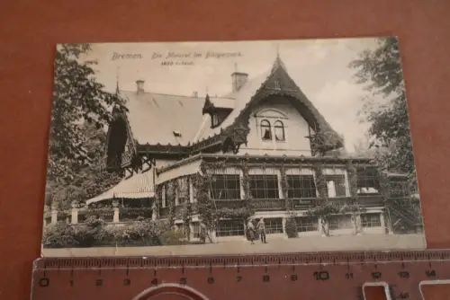 tolle alte Karte - Bremen - Die Meierei im Bürgerpark  1903