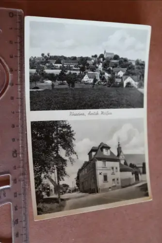 tolle alte Karte -  Rüsseina Amtsh. Meißen 1942