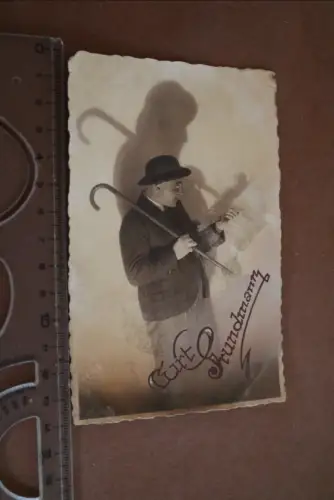 tolle alte Fotokarte - Komiker Kurt Grundmann - 1920-40 ??? 