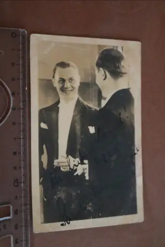 tolle alte Fotokarte - Schauspieler ?? original signiert - Alfred Vierus ??? 