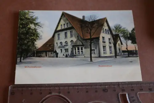 tolle alte Karte - Wilhelmshaven Seemannshaus  1910-20