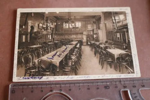 tolle alte Karte -  Bremen - Wein-,Bier- u. Speisehaus  Voss - Wachtstrasse 1924