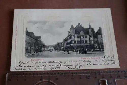tolle alte Karte - Harderstrasse Ingolstadt 1902