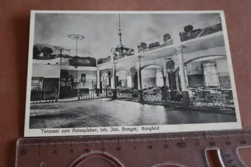 tolle alte Karte -  Borgfeld - Tanzsaal zum Ratsspieker 1942