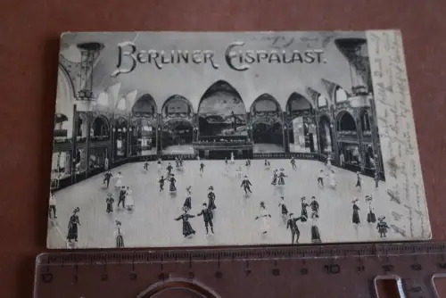 tolle alte Karte - Berlin - Berliner Eispalast 1908