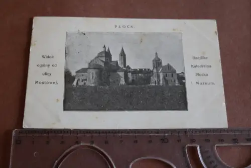 tolle alte Karte - Plock Masowien Polen - Feldpost 1915 