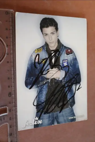 tolle  Autogrammkarte - Felix mit original Unterschrift 