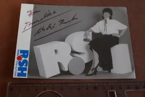 tolle  Autogrammkarte - Uschi Prinke - RSH   mit original Unterschrift 
