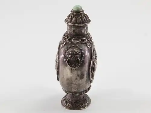 Snuff Bottle, China, Silber