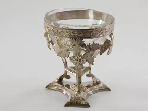 Salzschale, Biedermeier, Silber, um 1820, deutsch