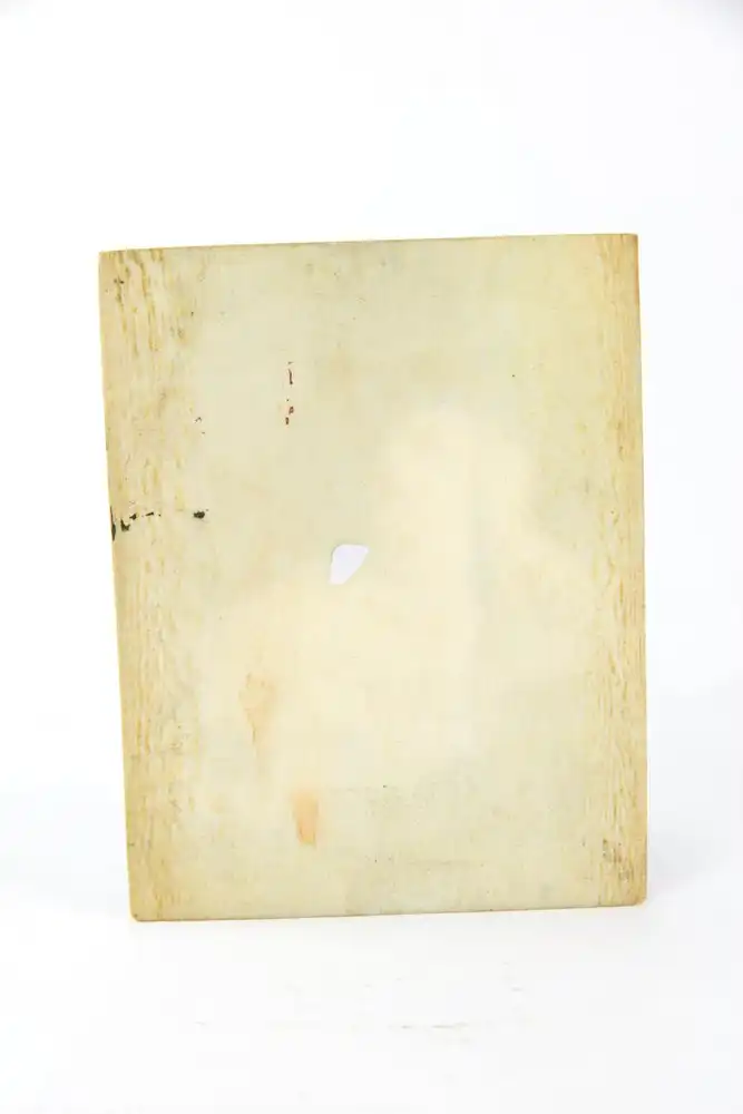 Miniatur, 17./18. Jh., auf Elfenbein,  sig. Christian Friedrich Wiegand (1752-1832, Leipzig), Darstellung des Todes der Kleopatra nach Tischbein den Älteren (1722-1789), hochfeine Malerei, ohne Rahmen, B: 7,5 cm, H: 10 cm.  Miniature, painted on... 1