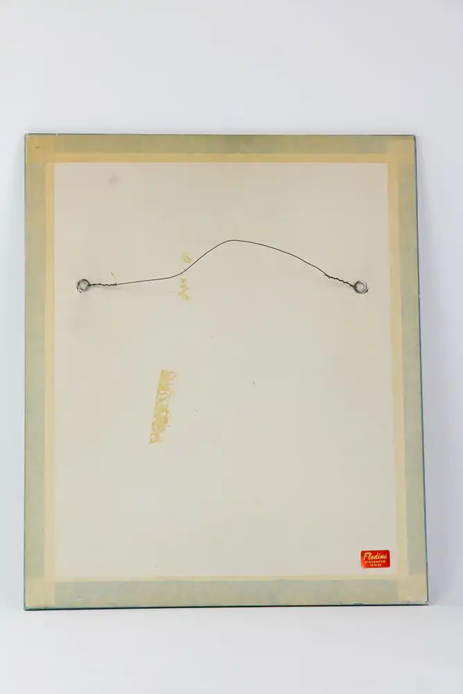 Bild, China, 2. Hälfte 19. Jh., Seidenmalerei, 2 Damen auf Stühlen sitzend, eine junge Dame liest einer älteren Dame aus einem Buch vor, im Hintergrund, typisch chinesisches Interieur, Seide, unten mit Einrissen, im verklebten Glasrahmen, B: 37 cm,... 1