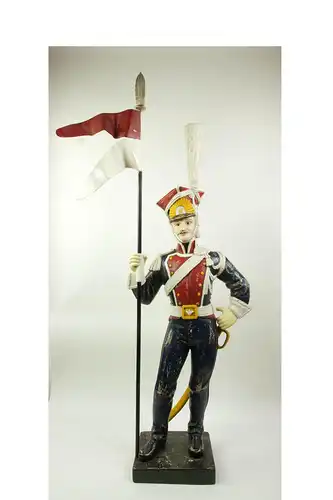 Figur, 20. Jh.,  Garde Imperial, Lancier, 1. Regiment Polonia (Das 1er régiment de chevau-légers lanciers polonais war eine Einheit der leichten Kavallerie der Garde impériale.  Aufgestellt 1807 auf Anordnung von Kaiser Napoléon Ier, diente das...