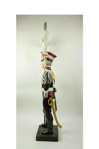 Figur, 20. Jh.,  Garde Imperial, Lancier, 1. Regiment Polonia (Das 1er régiment de chevau-légers lanciers polonais war eine Einheit der leichten Kavallerie der Garde impériale.  Aufgestellt 1807 auf Anordnung von Kaiser Napoléon Ier, diente das...