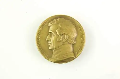 Medaille, 1929, Bronze, von Müller, auf den XIII internationalen physiologischen Kongress, Vorderseite: William Beavmont, (1785-1853, Chirurg und Militärarzt in der US-Navy, erforschte die Verdauung der Menschen), Rückseite: zwei unbekleidete...