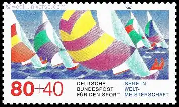 BRD - MiNr.: 1310 - Für den Sport - Segeln - Weltmeisterschaft - nassklebend - Postfrisch