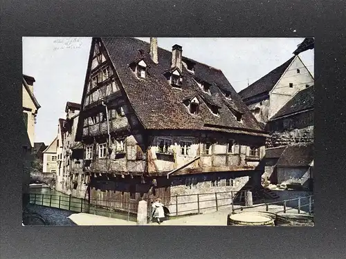 Ansichtskarte - Ulm - Schiefes Haus