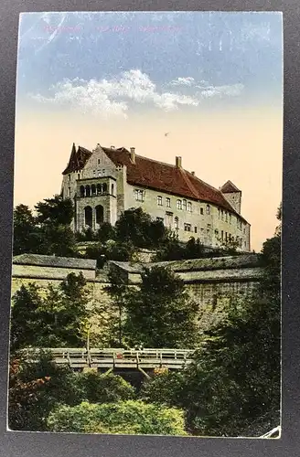 Ansichtskarte Nürnberg Die Burg Südwestseite 1918