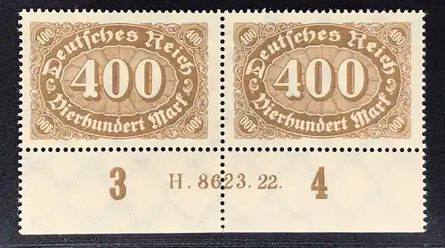 Dt. Reich Michel Nummer 250 HAN 8623-22 postfrisch