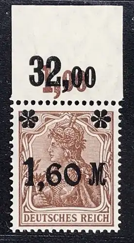 Deutsches Reich Michel Nummer 154Ia POR postfrisch
