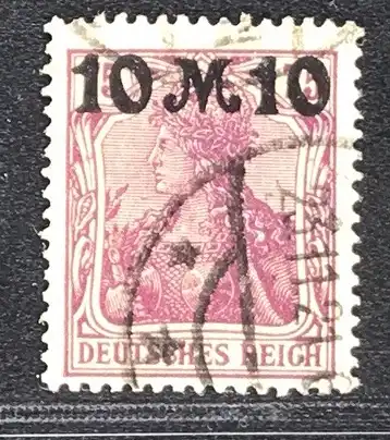 Deutsches Reich Michel Nummer 157 II gestempelt - geprüft (1)