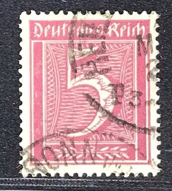Deutsches Reich Michel Nummer 158 gestempelt - geprüft (1)