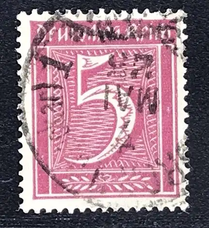 Deutsches Reich Michel Nummer 158 gestempelt - geprüft (2)