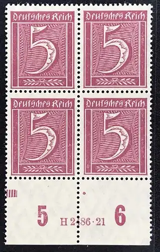Deutsches Reich Michel Nummer 158 HAN 2486-21 postfrisch