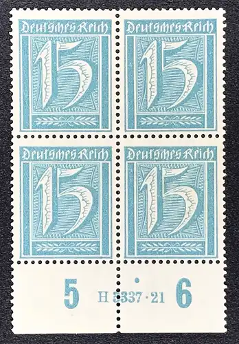 Deutsches Reich Michel Nummer 160 HAN 3337-21 postfrisch