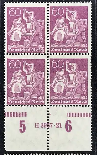 Deutsches Reich Michel Nummer 165 HAN 3967-21 postfrisch