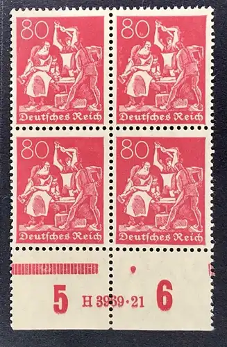 Deutsches Reich Michel Nummer 166 HAN 3969-21 postfrisch (2)