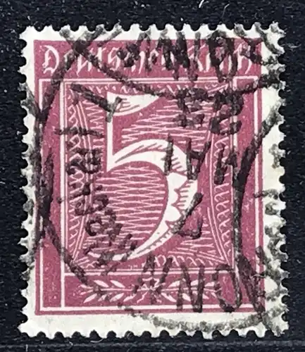 Deutsches Reich Michel Nummer 158 gestempelt - geprüft (2)