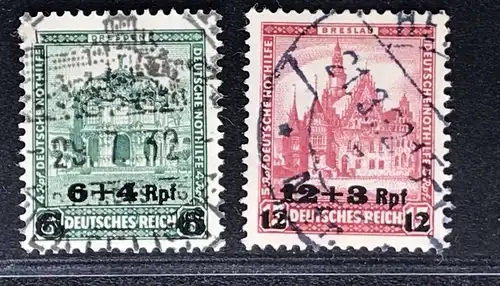 Deutsches Reich Michel Nr. 463+464 gestempelt (1)