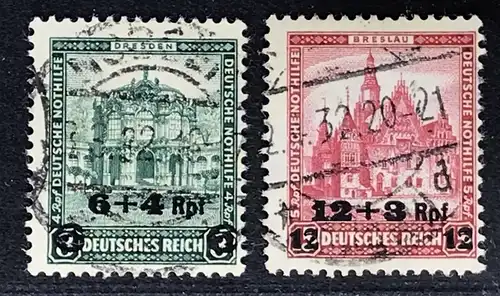 Deutsches Reich Michel Nr. 463+464 gestempelt (2)