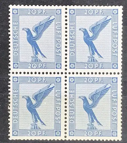 Deutsches Reich Michel Nr. 380 Postfrisch 4er Block