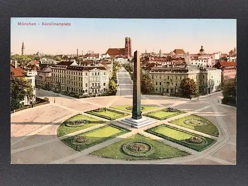 Ansichtskarte - München Karolinenplatz