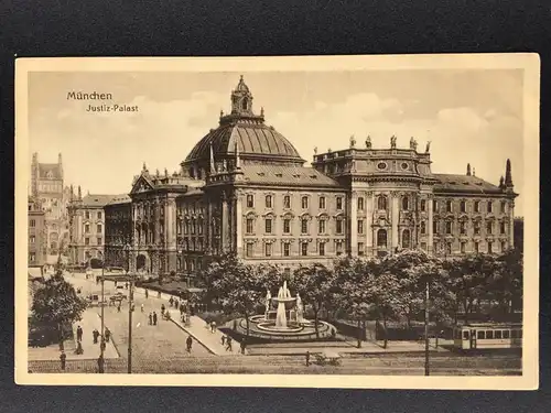 Ansichtskarte München - Justiz-Palast