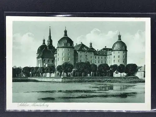 Ansichtskarte Moritzburg - Schloss - Kupfertiefdruck